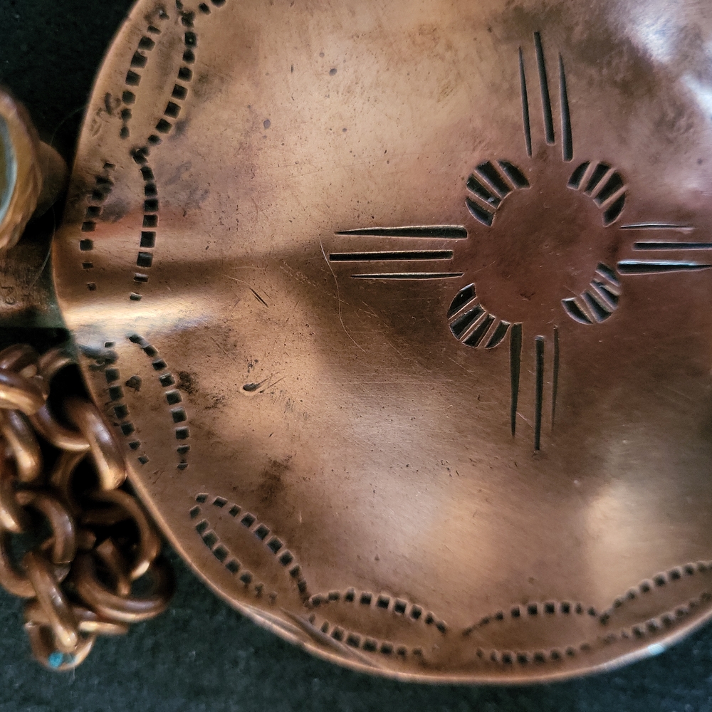 Navajo Copper Tobacco Canteen - Picture 5 of 10